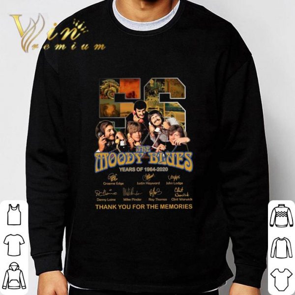 The Moody Blues years of 1964-2020 signed thank you for the memories shirt 3