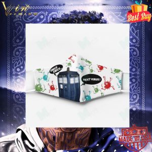 TARDIS Doctor Who Knock Knock Next Virus face mask 5