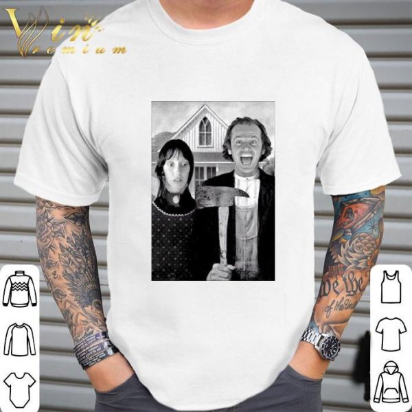 The Shining mashup American Gothic Shelley Duvall and Jack Nicholson shirt 2