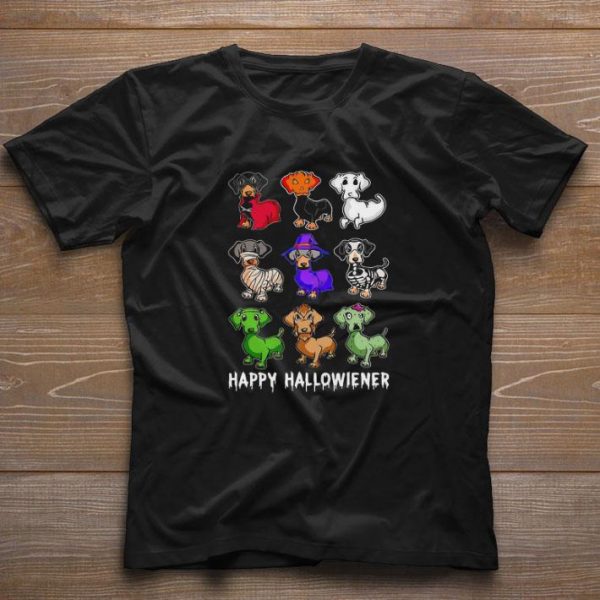 Nice Dachshund happy Halloween shirt 1