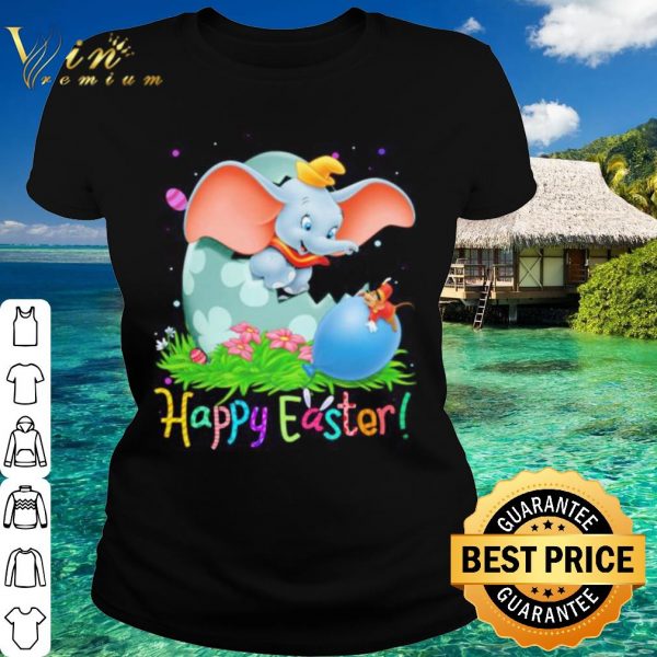 Cool Disney dumbo elephant happy easter flower shirt 2