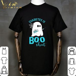 Diabetes is boo sheet ghost shirt 4