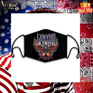 Simple Man Lynyrd Skynyrd Eagle Guitars Face Mask 4