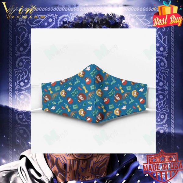 Harry Potter characters Hermione Granger Ron Weasley face mask 3