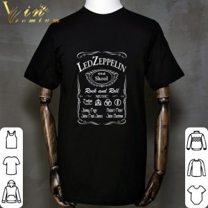 Led-Zeppelin old skool Rock and Roll Zoso symbol shirt 4