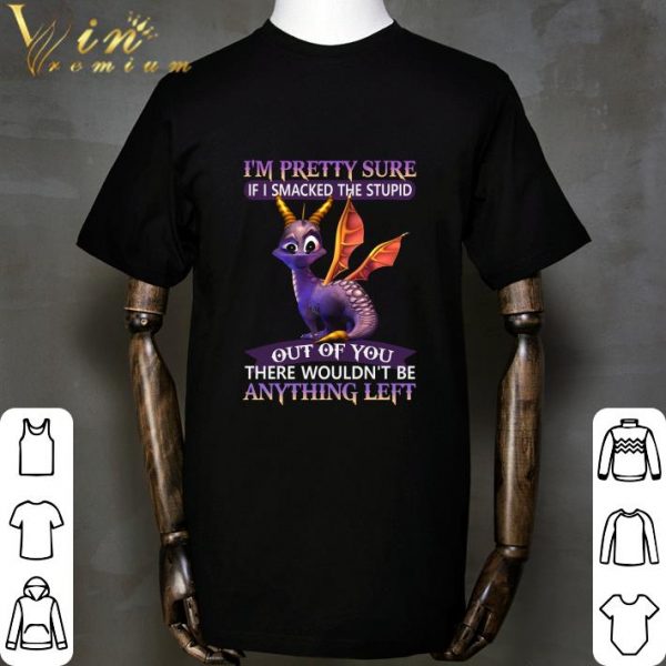 Dragon I'm pretty sure if I smacked the stupid out of you shirt 2