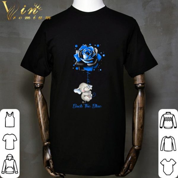 Elephant faith back the blue rose shirt 2