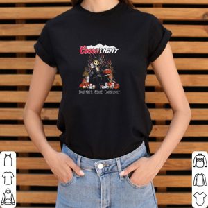 Awesome Halloween Jack Skellington nightmare before Coors Light shirt 5