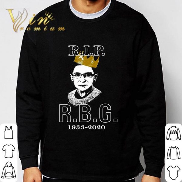 RIP Notorious RBG Ruth Bader Ginsburg 1933-2020 shirt 3
