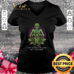 Best I’m not saying it was aliens but it was aliens Yoga Buddha shirt 4