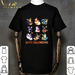 Eevee Pokemon Happy Halloweevee Halloween shirt 4