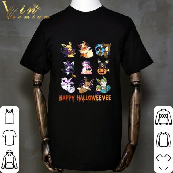 Eevee Pokemon Happy Halloweevee Halloween shirt 2