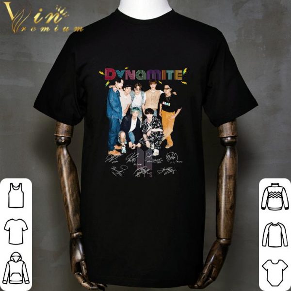 BTS member Dynamite signature shirt 2