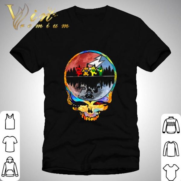 Dancing Bears Grateful Dead Skull Stranger Things shirt 1