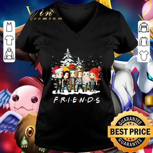 Premium Friends Supernatural characters cartoon Christmas shirt 2