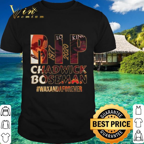 Original RIP Chadwick Boseman 1977 2020 #Wakandaforever shirt 1