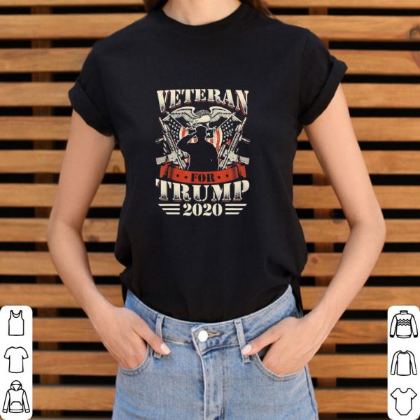 Funny Veterans For Donald Trump 2020 shirt 3