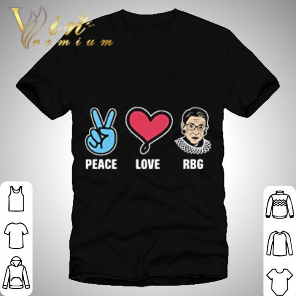 Ruth Bader Ginsburg Rest in power Peace Love RBG 1933-2020 shirt 1