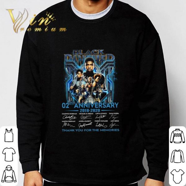 Black Panther 02nd anniversary 2018-2020 signatures shirt 3