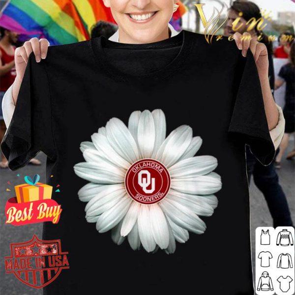 Logo Oklahoma Sooners Daisy Flower shirt 1