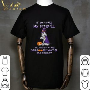 If you hurt my Pitbull i will slap you so hard even google halloween shirt 4
