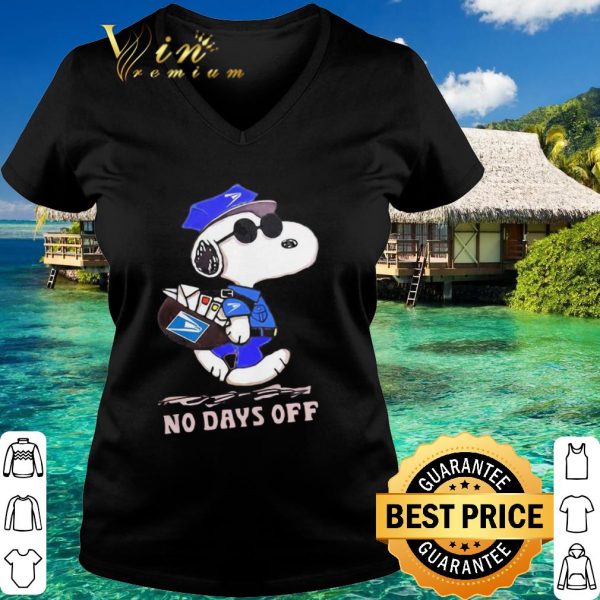 Pretty Snoopy United States Postal Service no days off shirt 3