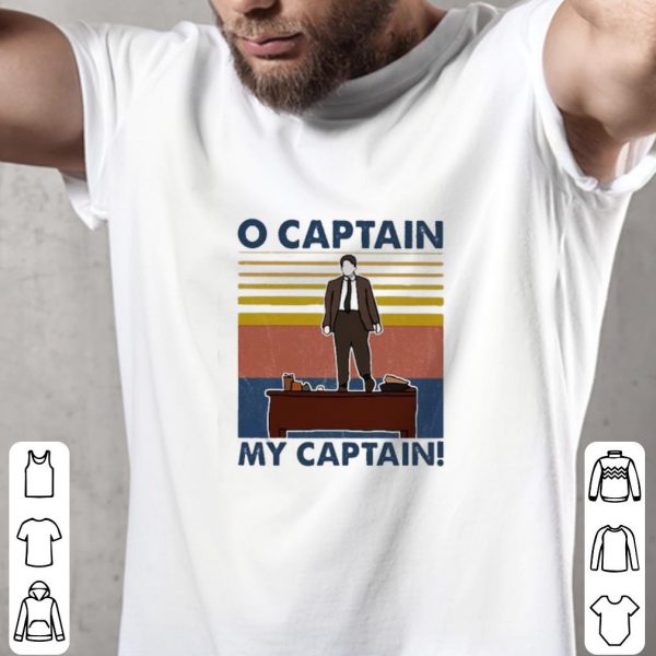 Premium O captain my captain vintage shirt 2