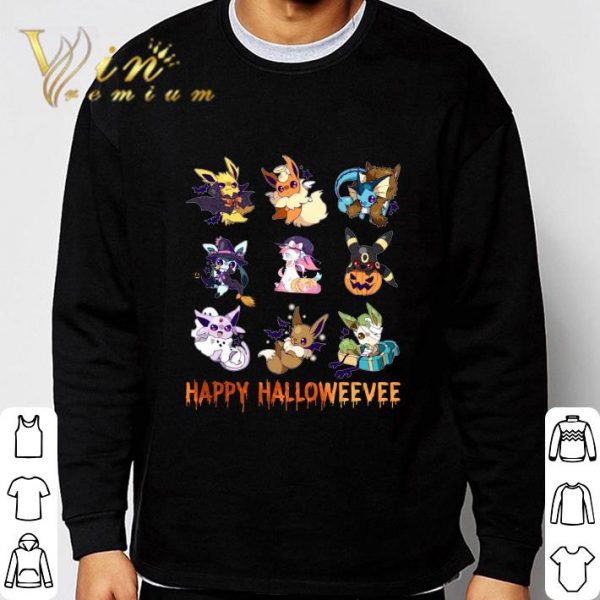 Eevee Pokemon Happy Halloweevee Halloween shirt 3
