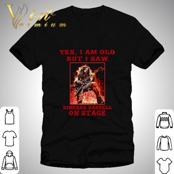 Yes i am old but i saw Dimebag Darrell on stage Pantera Damageplan shirt 1