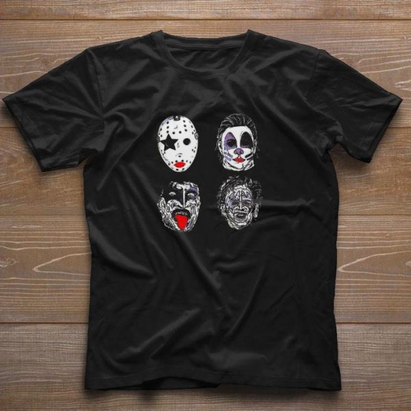 Nice Horror Movie Character Faces Halloween shirt 1