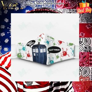TARDIS Doctor Who Knock Knock Next Virus face mask 4
