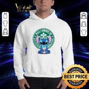 Original All i need is Stitch and Starbucks shirt 5