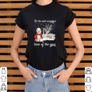 Premium Sheep dog it’s the most wonderful time of the year Christmas shirt 5