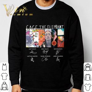 Cage the Elephant signatures shirt 5