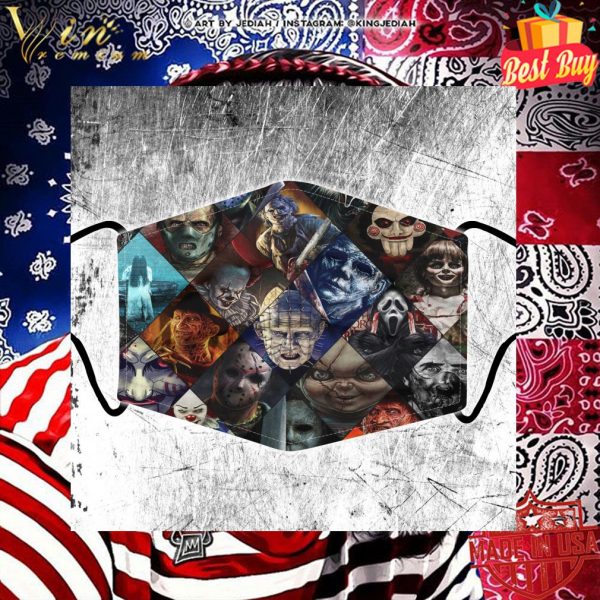 All horror movie characters halloween face mask 2