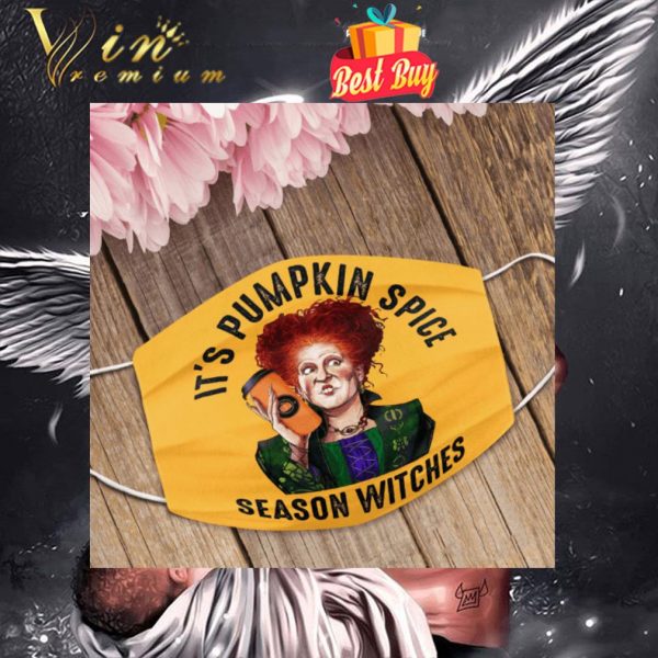 Winifred Sanderson it's pumpkin spice season witches face mask 1