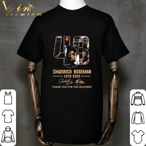 43 Chadwick Boseman 1976-2020 thank you for the memories shirt 4