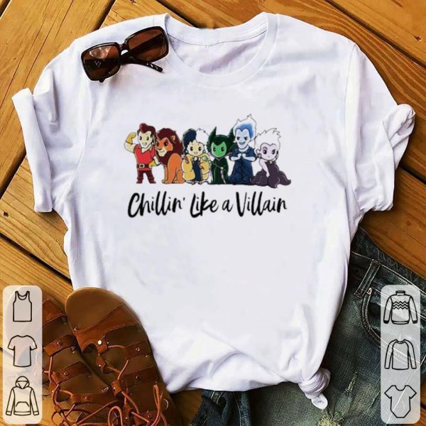 Pretty Chillin like a Villain Disney characters shirt 1