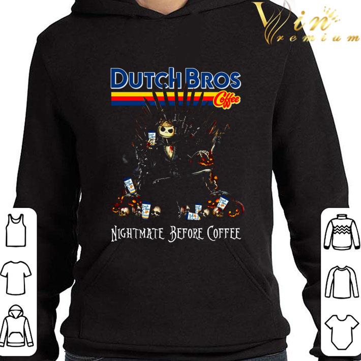 Dutch Bros Coffee Jack Skellington Nightmare before coffee shirt 7 Dutch Bros Coffee Jack Skellington Nightmare before coffee shirt