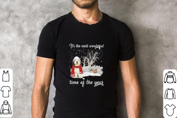 Premium Sheep dog it’s the most wonderful time of the year Christmas shirt 2