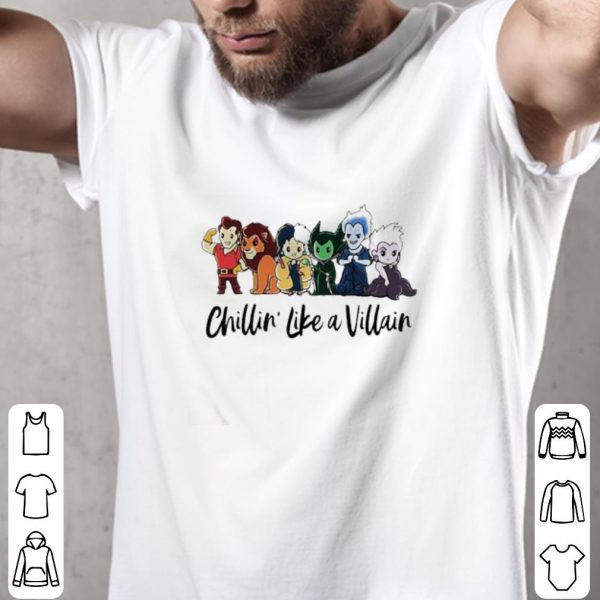 Pretty Chillin like a Villain Disney characters shirt 2