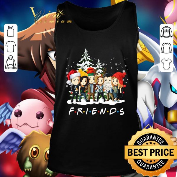 Premium Friends Supernatural characters cartoon Christmas shirt 3