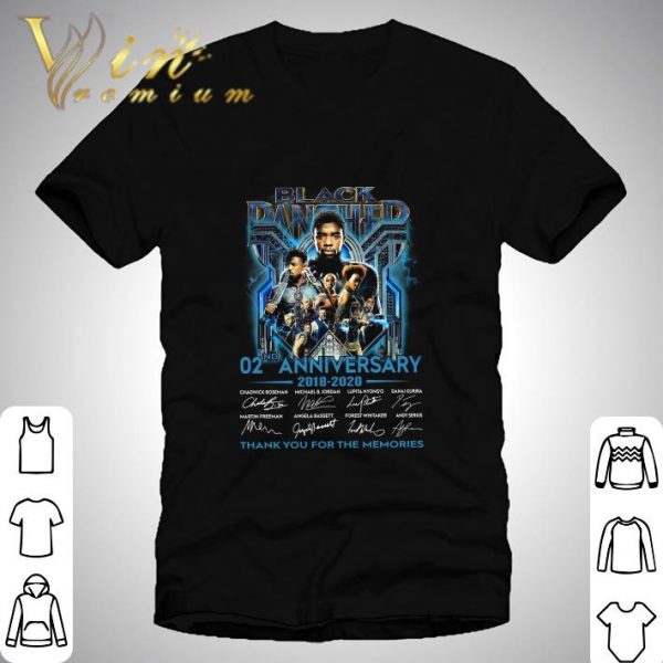 Black Panther 02nd anniversary 2018-2020 signatures shirt 1