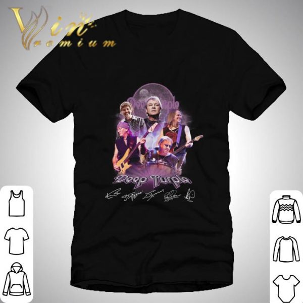 Deep Purple band member signatures shirt 1