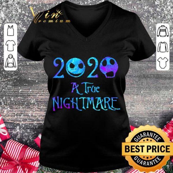 Official Jack Skellington 2020 a true nightmare shirt 2