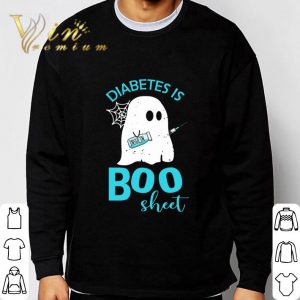 Diabetes is boo sheet ghost shirt 5