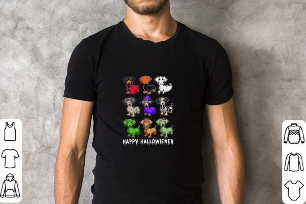 Nice Dachshund happy Halloween shirt 2