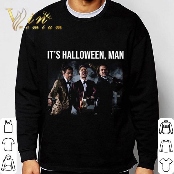 Dean Winchester Sam Winchester Castiel It’s Halloween Man shirt 3