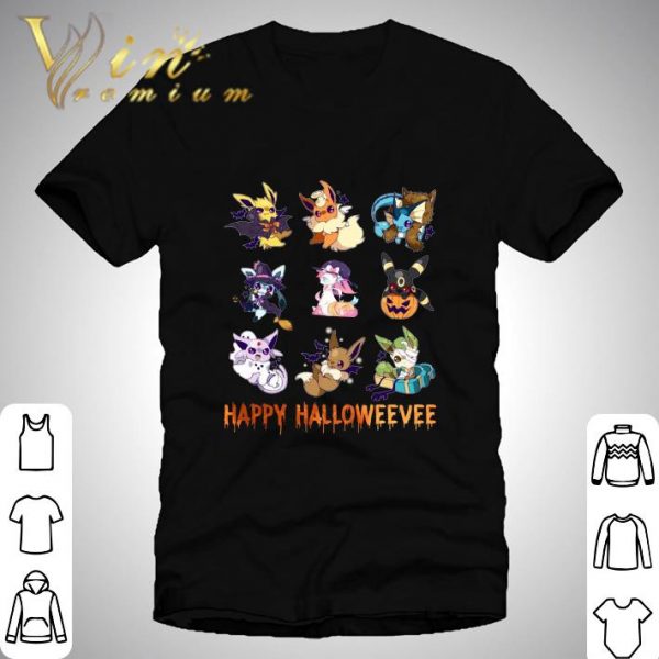 Eevee Pokemon Happy Halloweevee Halloween shirt 1