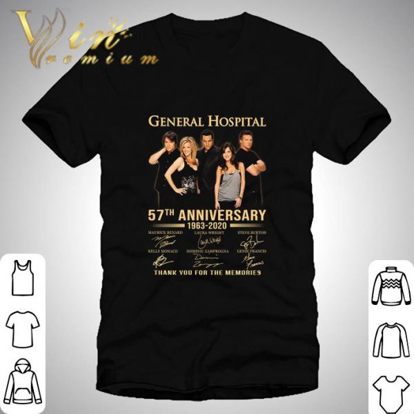 General Hospital 57th anniversary 1963-2020 signatures shirt 1